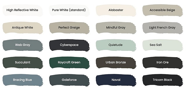 20 Stunning Colors to Select!